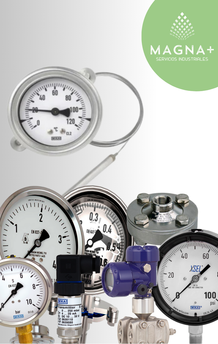 Manómetros y termómetros